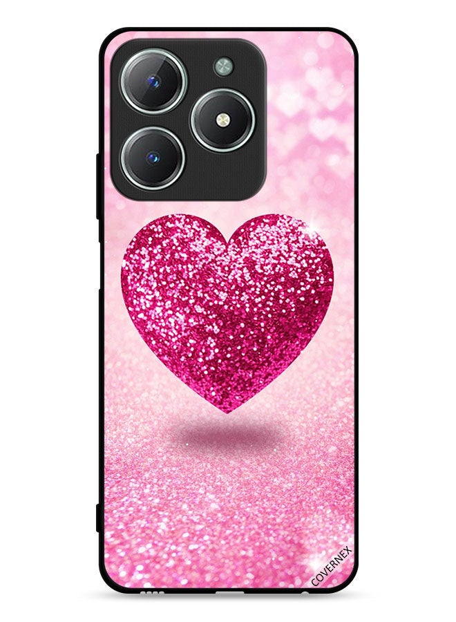 Covernex Realme C63 4G Protective Case Cover Glitter Heart - Image 1