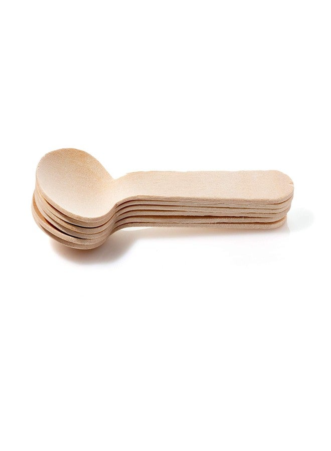 Concession Essentials Disposable Wooden Cutlery Spoons, Compostable and Earth Friendly, 6.25 Inch Length - Pack of 100 Spoons - Image 5
