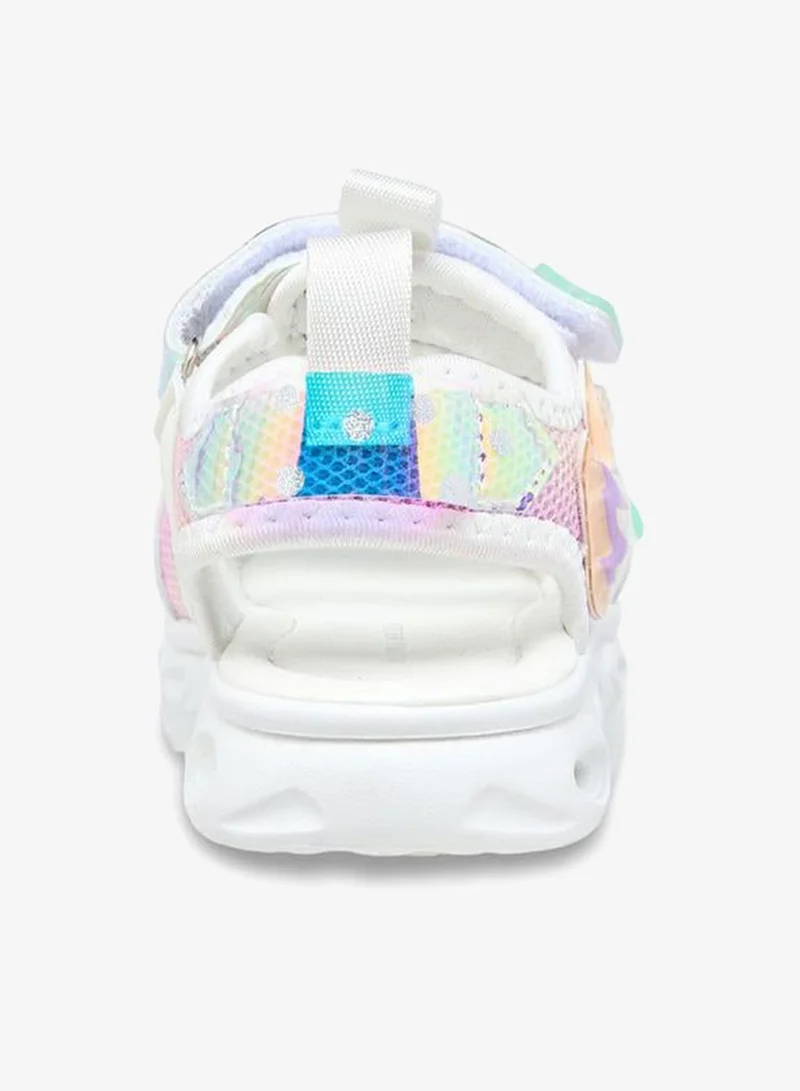 Flora Bella By Shoexpress WHITE Flora Bella Girls Light-Up Hook and Loop Strap Sandals for Women | Best Price UAE