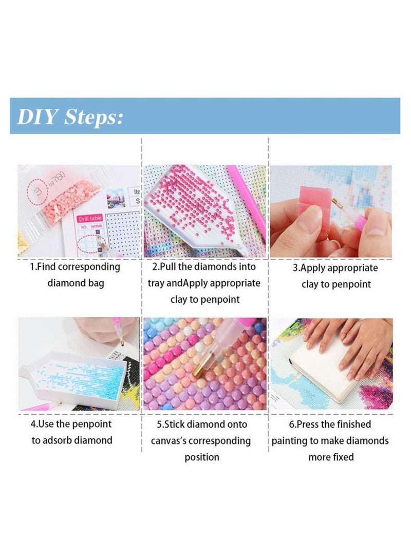 Captaintech Diamond Painting Kits for Adults,5D Diamond Art Kit  - Image 4
