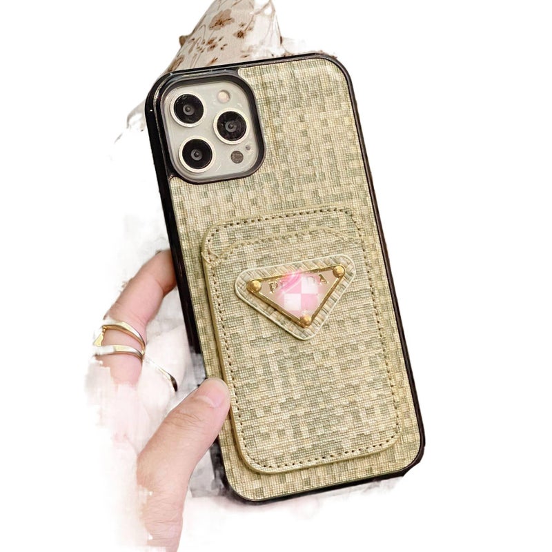 BB Leather Texture Protective Case for iPhone 16 / 16 Plus / 16 Pro / 16 Pro Max with Card Holder and Drop Protection plus Shockproof plus Full Coverage in Green - Image 1