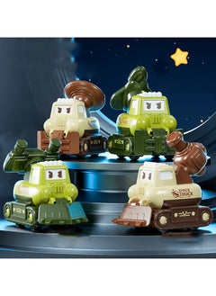 Generic 4-Pieces Press The Inertial Space Truck Toy，Push and Go Toy Cars set，Inertial Toy Cars  - Image 2