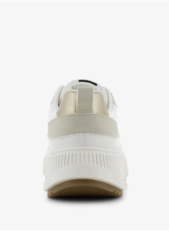 SJ Women's Panelled Lace-Up Sneakers  - Image 3