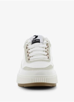 SJ Women's Panelled Lace-Up Sneakers  - Image 5