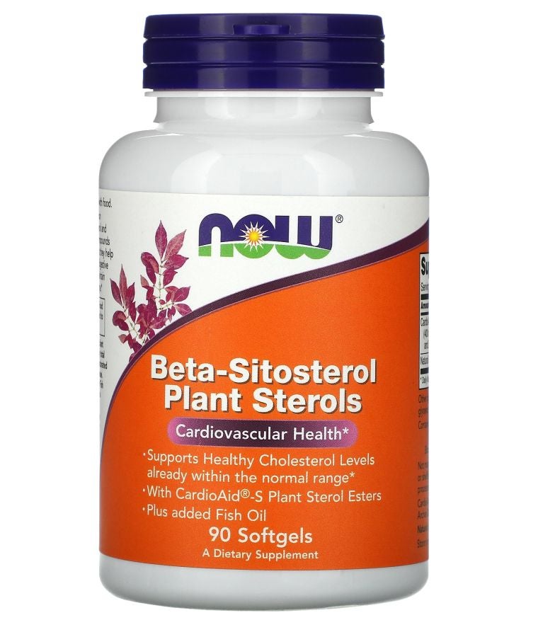 now Beta-Sitosterol Plant Sterols 90 Softgels