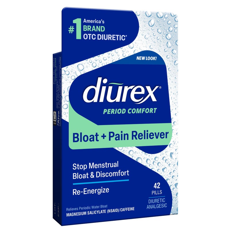 Diurex Water Pills Pain Relief Relieve Water Bloat Cramps Fatigue 42 Count