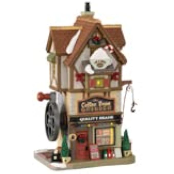 Lemax Christmas Village The Coffee Bean Grinder  15780 - Image 3