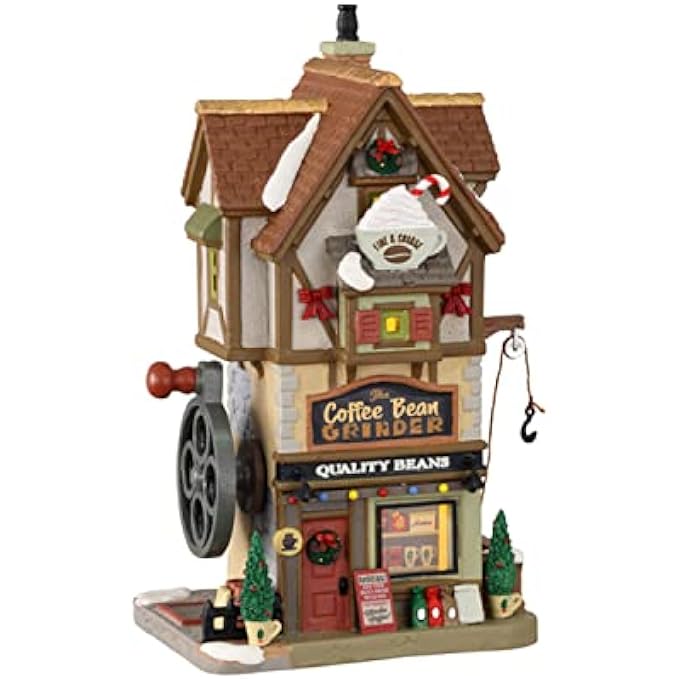Lemax Christmas Village The Coffee Bean Grinder  15780 - Image 2