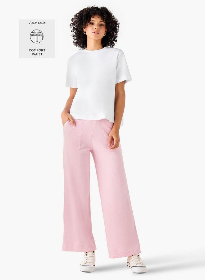 SP Characters Drawstring Waist Track Pants with Pockets - Image 2
