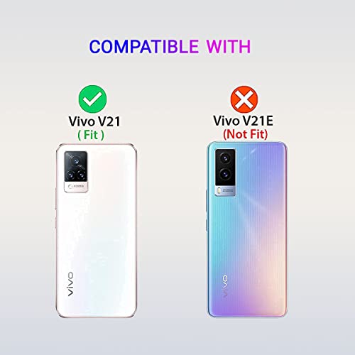 LIRAMARK Silicone Soft Back Cover Case for Vivo V21 5G / V21 4G (Silicone Green) - Image 2