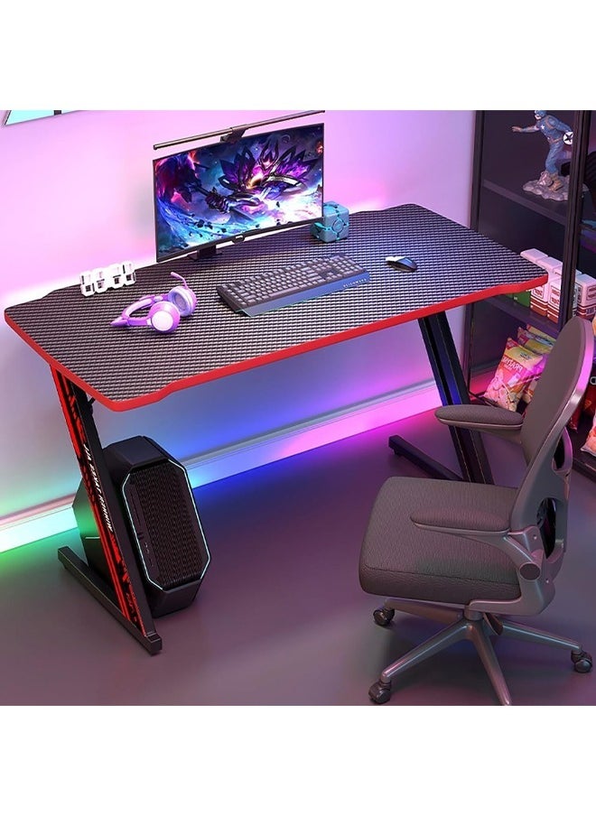 Generic - Gaming Desk, E-sports table, Gaming Workbench, Home Desktop Computer Table, E-sports Table, Home Bedroom Desk All-in-one Combination, Easy To Assemble, 120*60*75CM - Image 1