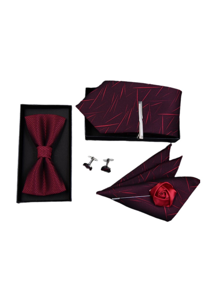 6 pcs men's formal business gift tie bow tie set - pzsku/Z9B42CF657E455A0362C9Z/45/_/1717659310/4a83ccc2-9d7b-4eaa-b8c9-298e6378d3a8