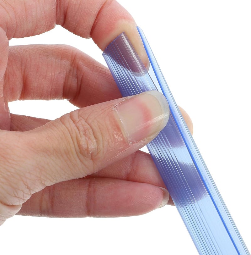 Cabilock 20pcs A4 Blue Plastic Slide Binders 310mm X 15mm Document Binding Bars for Office File Folder Organization - Image 4