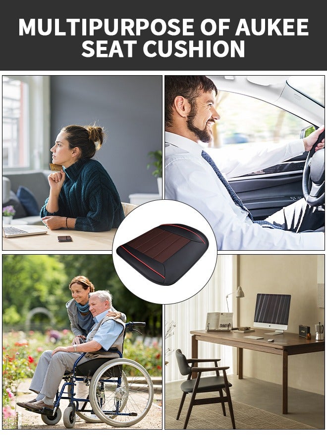 GROIC Car Seat Cushions,Car Seat Cover Pad,Comfort Seat Protector for Car,Car Seat Cushion with Non Slip Bottom,3D Breathable and Heat Resistant for Auto Supplies,Automotive Interior - Image 5