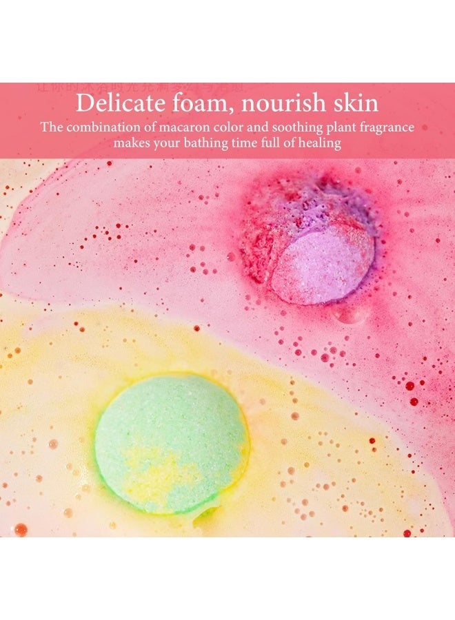 MELAO Bath Bombs for Children, 10 x Surprise Bath Balls, Natural Organic Foaming Bath Bombs, Children's Bubble Bath, Christmas Birthday Gift for Boys and Girls (Pink) - Image 4
