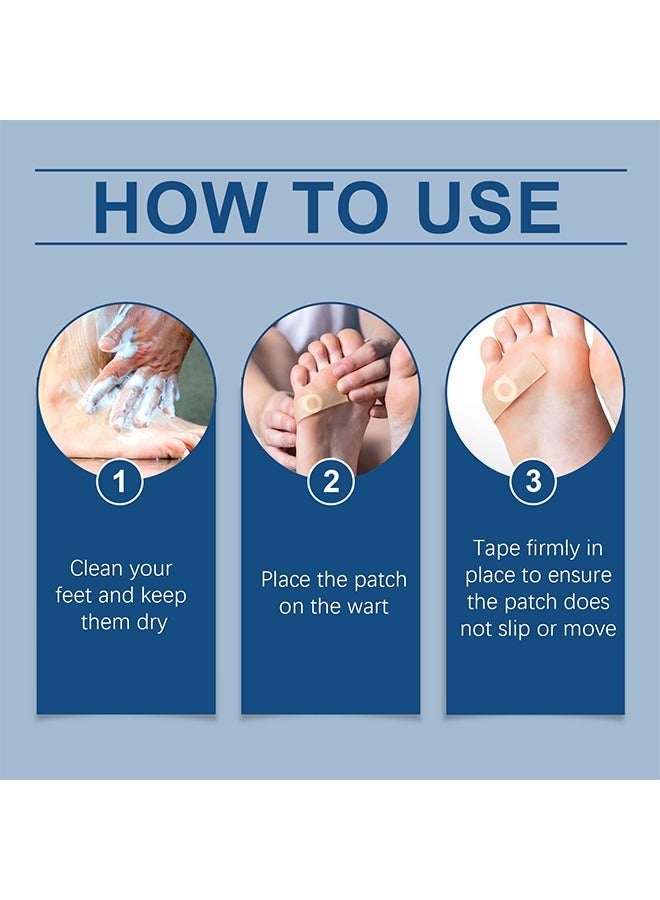 MQFORU 24 Pcs Foot Corn Removal Plaster, Corn Callus Treatment for Feet, Foot Care Cushions fir Relief Pain From Calluses Corns Blisters - Image 4