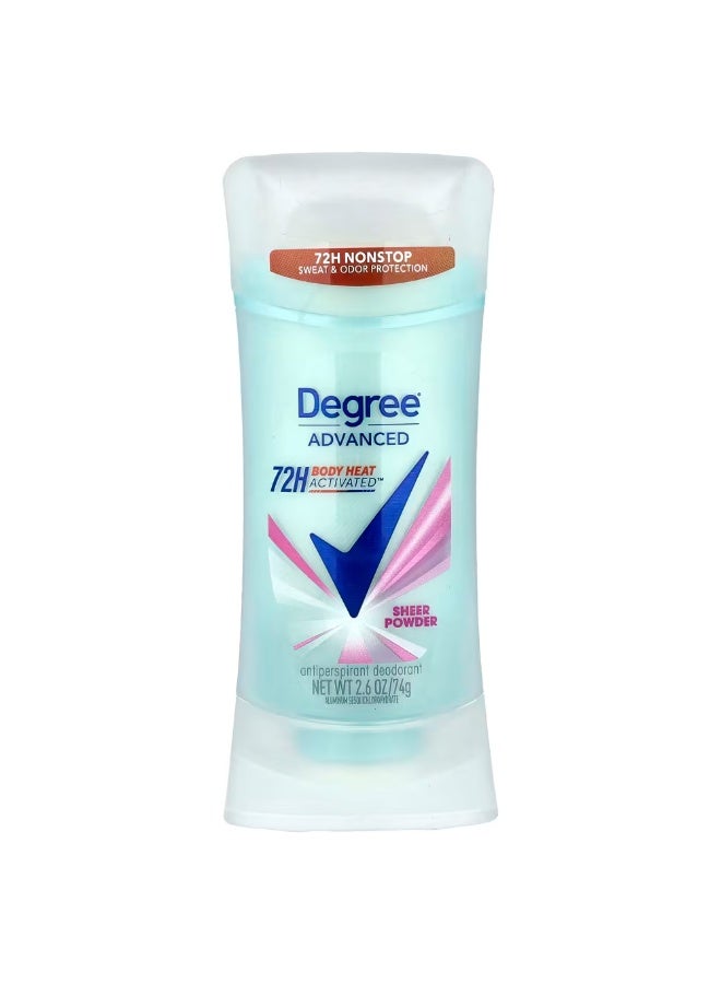 Original Antiperspirant Deodorant 48-Hour Sweat & Odor Protection Sheer Powder Antiperspirant for Women 74 g