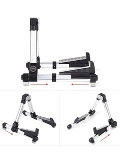 Aroma AGS-08 Universal Foldable Adjustable Aluminum Floor Guitar Stand Holder A-Frame for All Guitar Types Ukulele Mandolin Oud  - Image 3