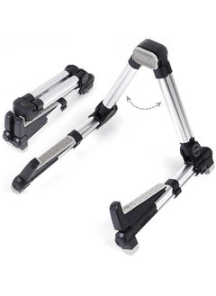 Aroma AGS-08 Universal Foldable Adjustable Aluminum Floor Guitar Stand Holder A-Frame for All Guitar Types Ukulele Mandolin Oud  - Image 5