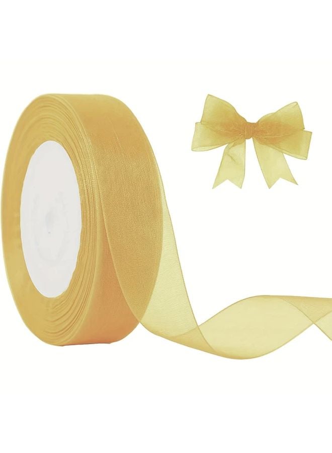 Blue Satin Ribbon Roll For Gift Wrapping Christmas Decorations And Crafts - Image 5