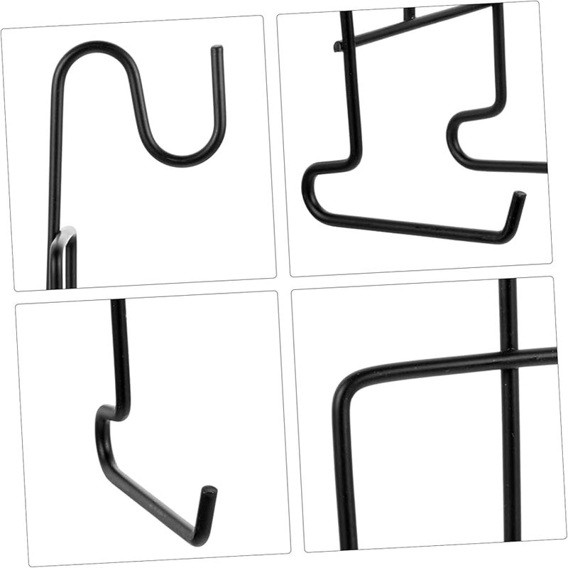 Metal Coffee Cup Holder Rack For Cabinet 4 Pieces Mug Display Organizer With Saucers - Image 5