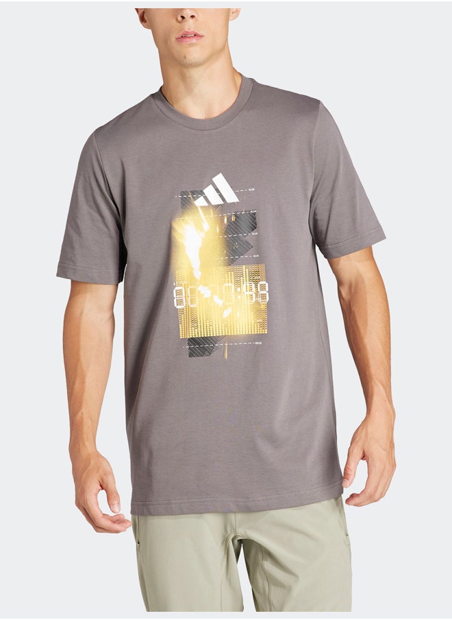 Adidas - Back HIIT Display Graphic T-Shirt - Image 1
