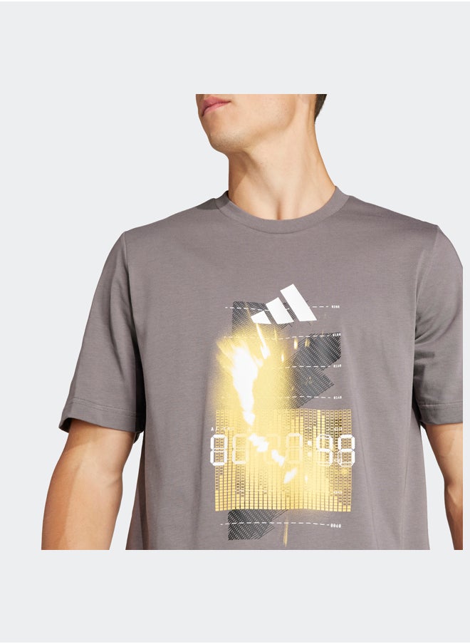 Adidas - Back HIIT Display Graphic T-Shirt - Image 1