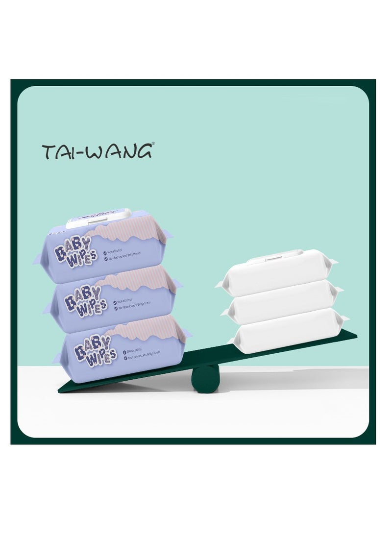 TAI-WANG - Water Baby Wipes 99% Water Based Wipes Unscented and Hypoallergenic for Sensitive Skin 1600 Count 20 packs - Image 1