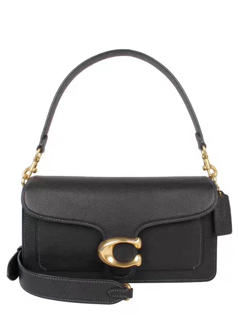 كوتش اوت ليت حقيبة كتف سوداء من كوتش تابي مقاس 26 ، حقيبة كروس بودي ، حقيبة حمل - Image 1