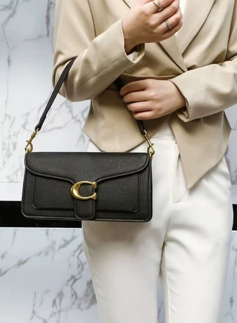 كوتش اوت ليت حقيبة كتف سوداء من كوتش تابي مقاس 26 ، حقيبة كروس بودي ، حقيبة حمل - Image 5