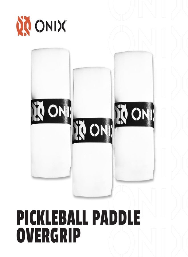 ONIX Pickleball Overgrip — White Comfortable Grip Tape for Enhanced Control, Sweat Absorption, and All Skill Levels - Image 3