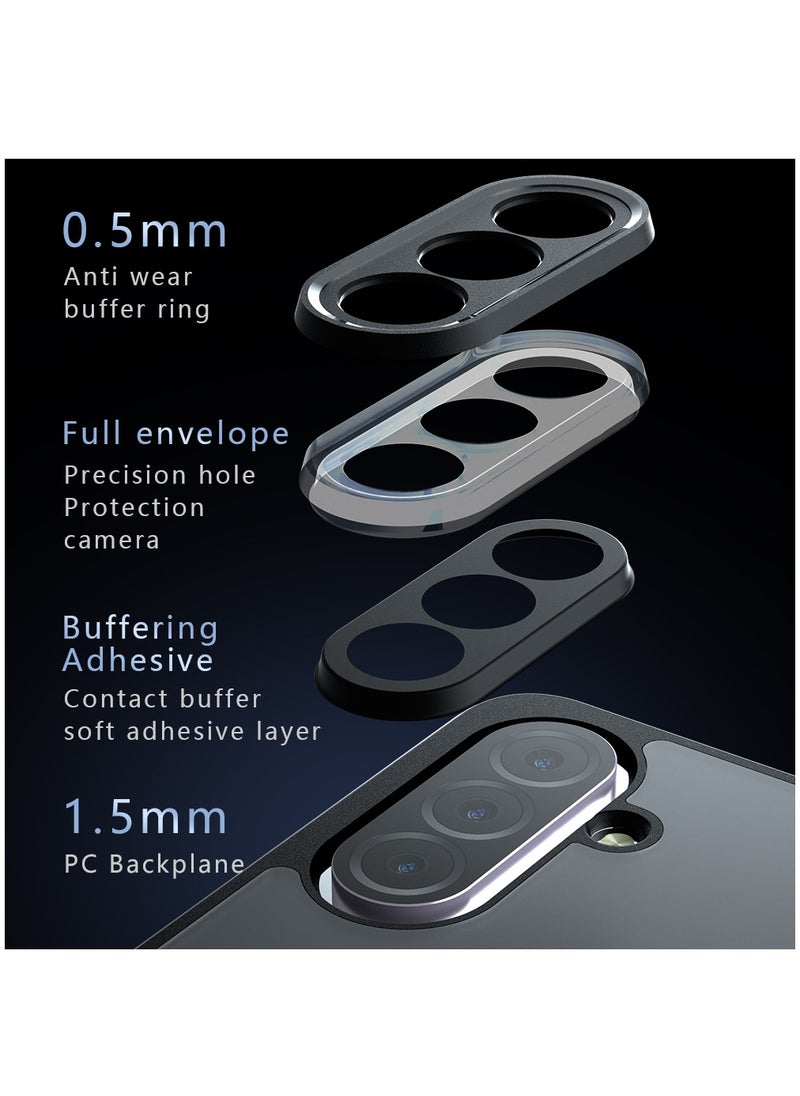 Generic - Magnetic Phone Case for Samsung Galaxy A36 5G Frosted Translucent Back Protective Slim Phone Cover - Image 1