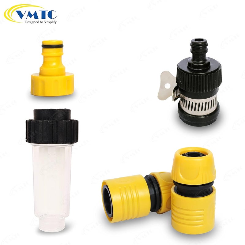 VMTC Water Filter Kit 12 for HighPressure Car Washers Compatible with Karchre K1K7 Bosch AQT Aquatak Black Decker Hbertt and More - Image 5