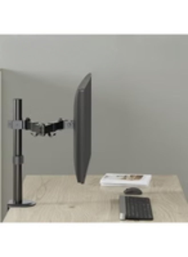 Heavy Duty Desk Mount – Fully Adjustable Steel Monitor Stand for LED/LCD Screens up to 27” – Single Monitor Articulating Arm with Grommet - Image 4