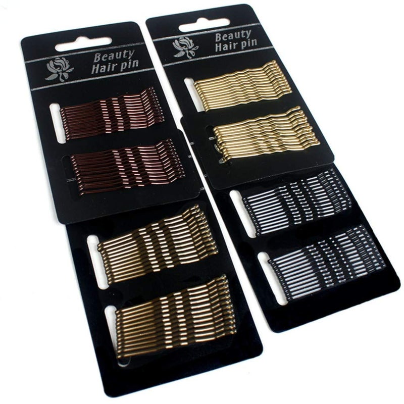 Bobby Pins Set of 96  Hair Care HighGrade Clip Multicolors Hairpin Safe Rounded Tips PeelResistant Double Coating Ultra Durable Premium Bobbie Pins Set