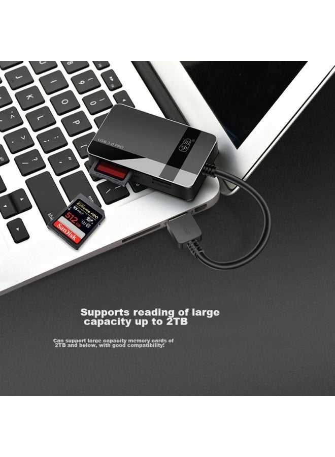 Chuanyu Usb 3.0 High-speed Multi-function All-in Card Reader Supports Sd/tf/cf/ms, Compatible With Dslr Cameras And Dash Cams, Supports Multiple Cards And Readings - Image 3
