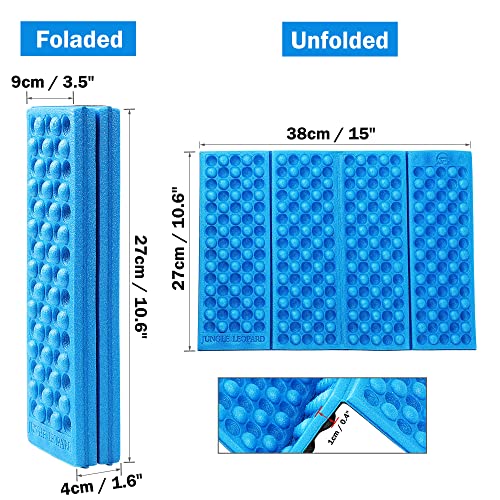 uxcell Lightweight Foldable Foam Hiking Seat Pad for Camping, Portable Sitting Pad Outdoor Sitting Mat for Picnic, Hiking, Backpacking, Mountaineering, Blue - Image 4