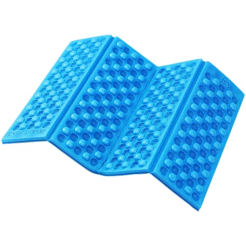 uxcell Lightweight Foldable Foam Hiking Seat Pad for Camping, Portable Sitting Pad Outdoor Sitting Mat for Picnic, Hiking, Backpacking, Mountaineering, Blue - Image 1