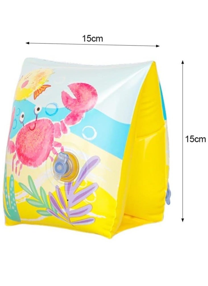 Generic - Inflatable Swim Arm Bands Armband for Kids Cute Children Swimming Floatation Sleeves Water Rings Rollup Floats Tube Armlets Swim Floater Sleeves Swimming Arm Floaties Learning Swim Training Aids - Image 1