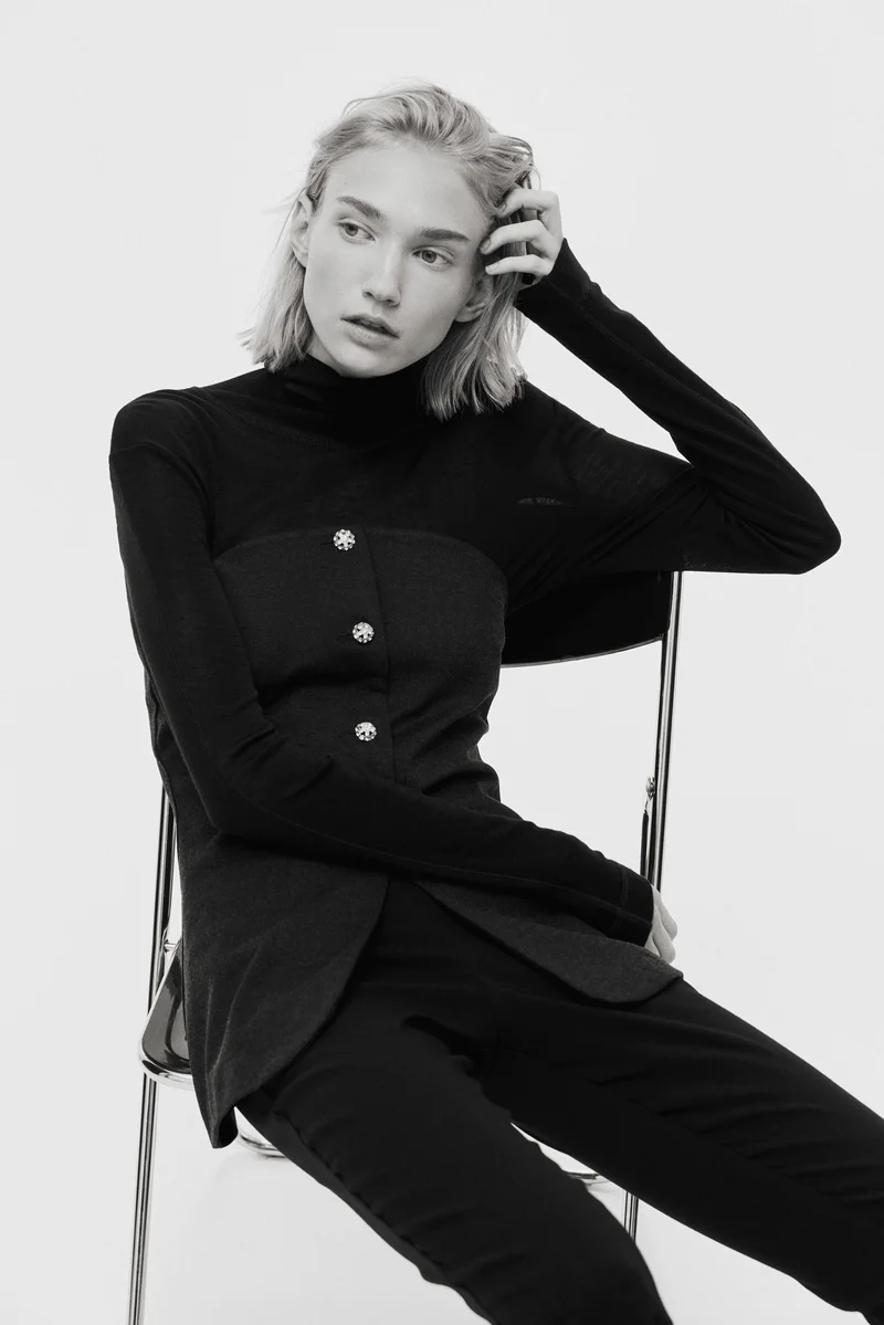 اتش اند ام فيست باندو من قماش "بونتي دي روما"