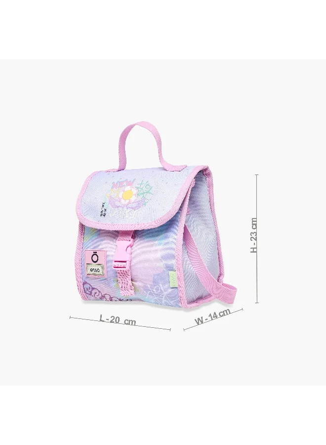 إينسو Lunch/Cooler Bag-New Vibes-1 Cmprt--Girls (Polyester) Purple \ 20X23X14