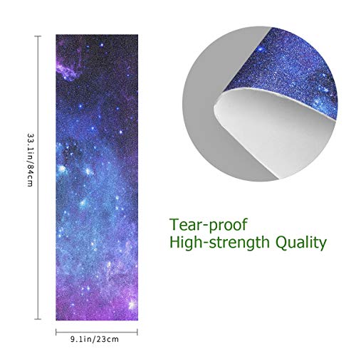 senya Skateboard Grip Tape Longboards Griptape Universe Galaxy Nebula Space Sandpaper for Rollerboard - Image 3