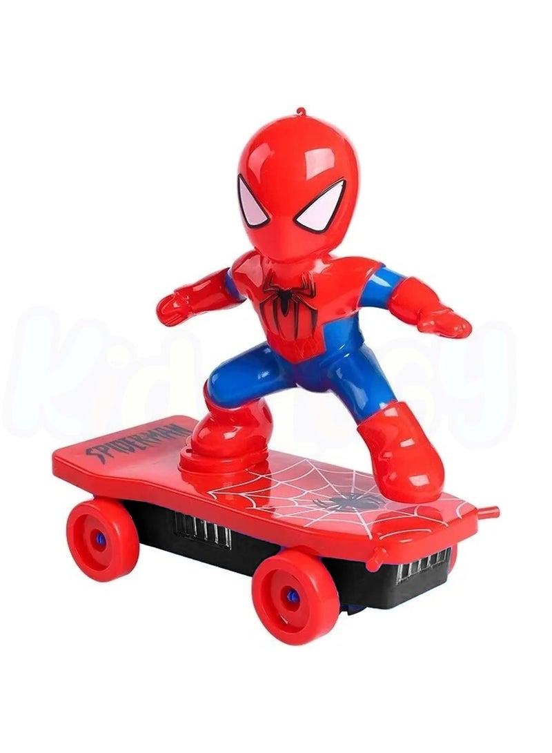 Electric Stunt Spider Skateboard Toys 360° Rotate Tumbler with Music Colorful Light - Image 1