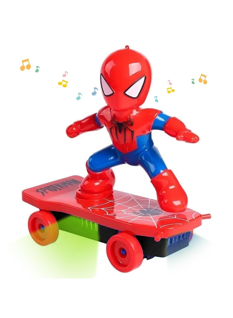 Electric Stunt Spider Skateboard Toys 360° Rotate Tumbler with Music Colorful Light - Image 2