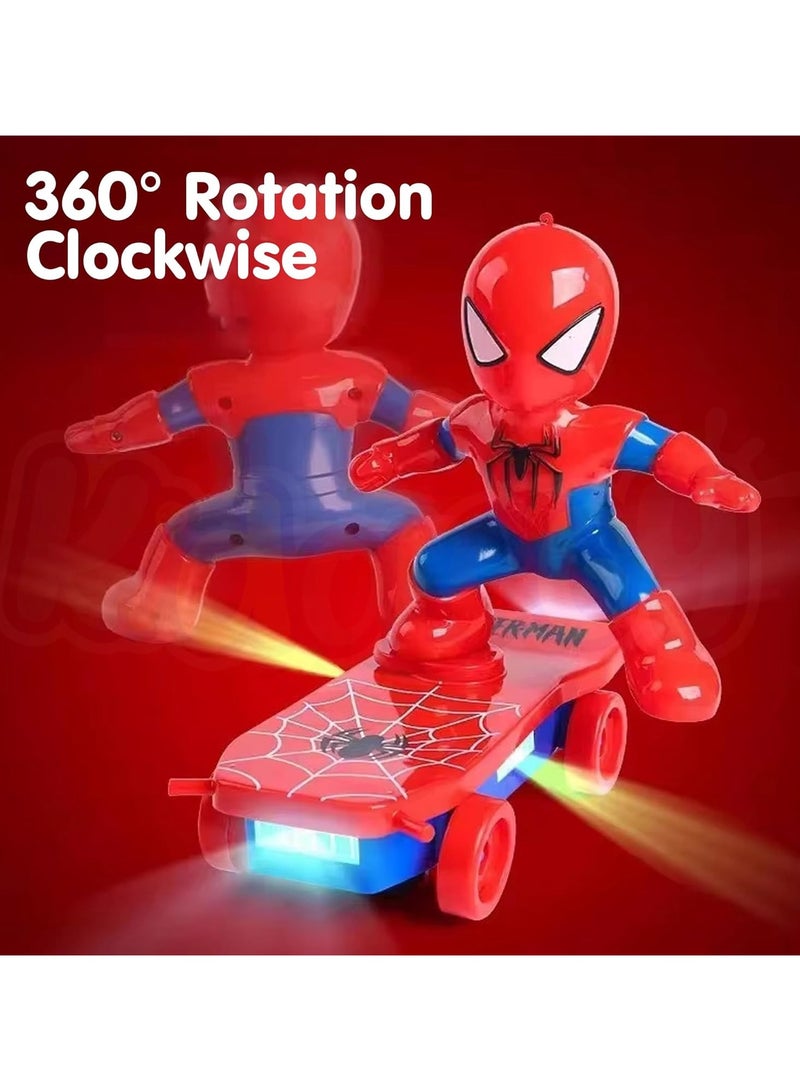 Electric Stunt Spider Skateboard Toys 360° Rotate Tumbler with Music Colorful Light - Image 3