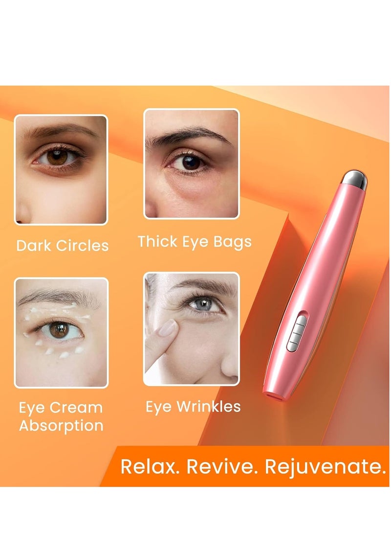 SYOSI Eye Massager Face Massager, Rechargeable Facial Device for Anti-Aging, Dark Circles, Skin Care Product Absorption - Image 2