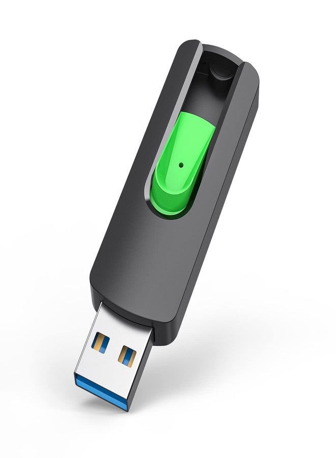 Aiibe محرك أقراص فلاش USB 3.0 من Aiibe بسعة 512 جيجابايت، محرك أقراص فلاش USB بسعة 512 جيجابايت، محرك أقراص فلاش قابل للسحب بسعة 512 جيجابايت لأجهزة الكمبيوتر المحمولة والمكتبية (أخضر) - Image 1