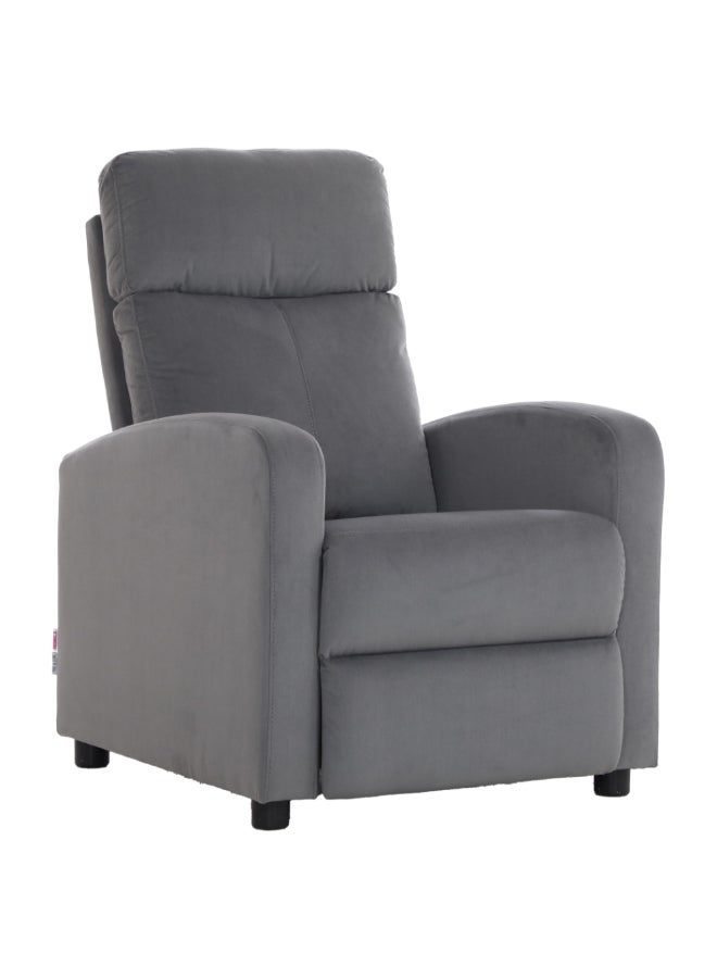 Micasa Sturdy High Quality Push-Back Chair Dark Grey 90 x 73 x 60 cm BL0246E - Image 1