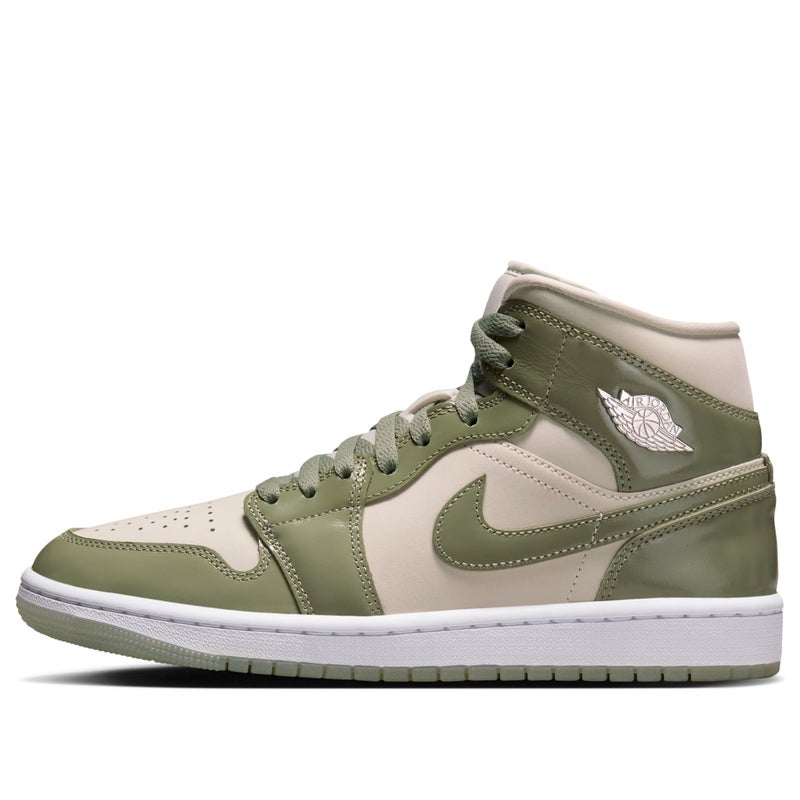 Jordan (WMNS) Air Jordan 1 Mid SE 'Sea Glass Oli Green' - Image 1