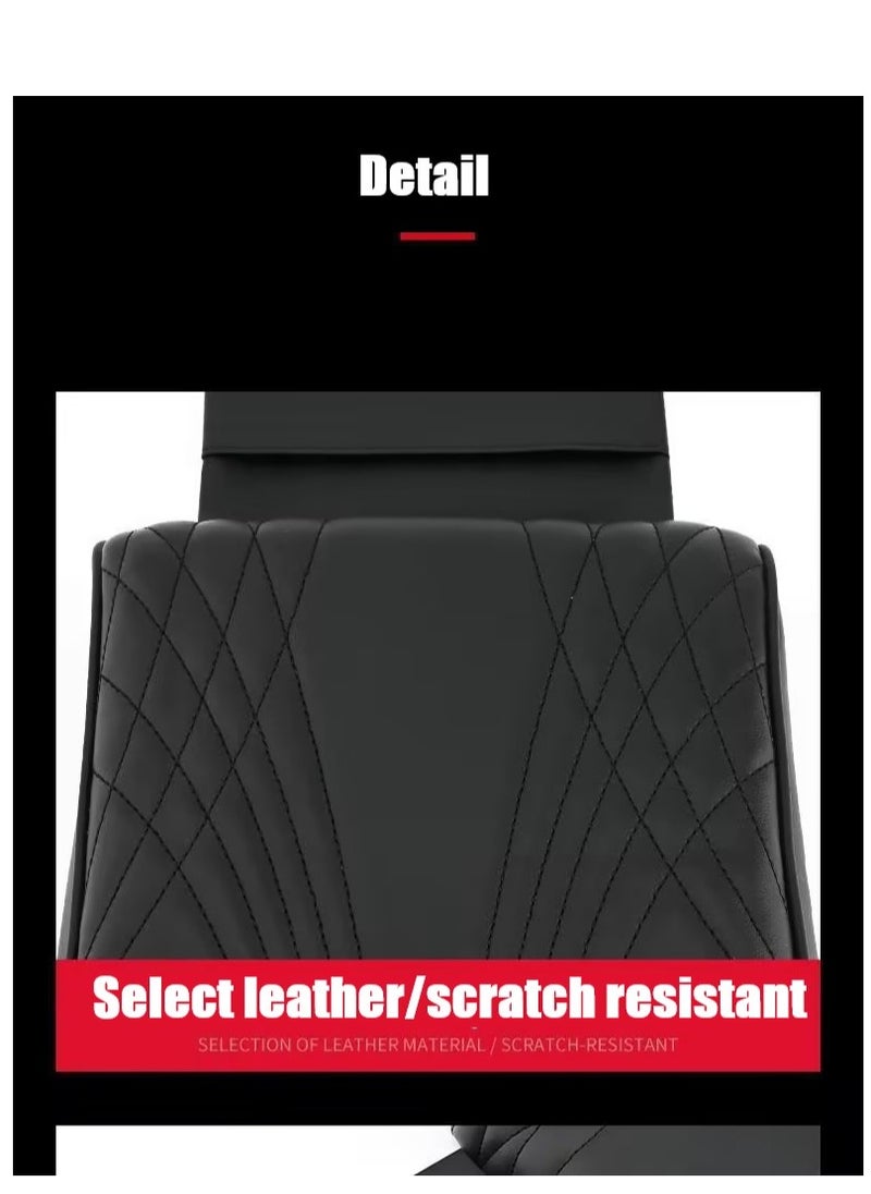 GUDOO Car Central Control Armrest Memory Foam Armrest Heightening Pad Lengthened Central Armrest Box Pad  Car Accessories Black  - Image 3